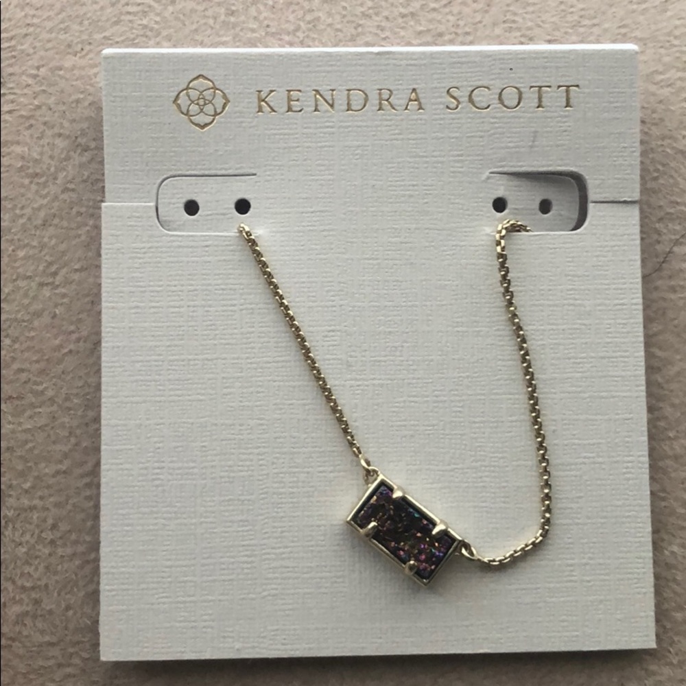 New Kendra druzy gold necklace